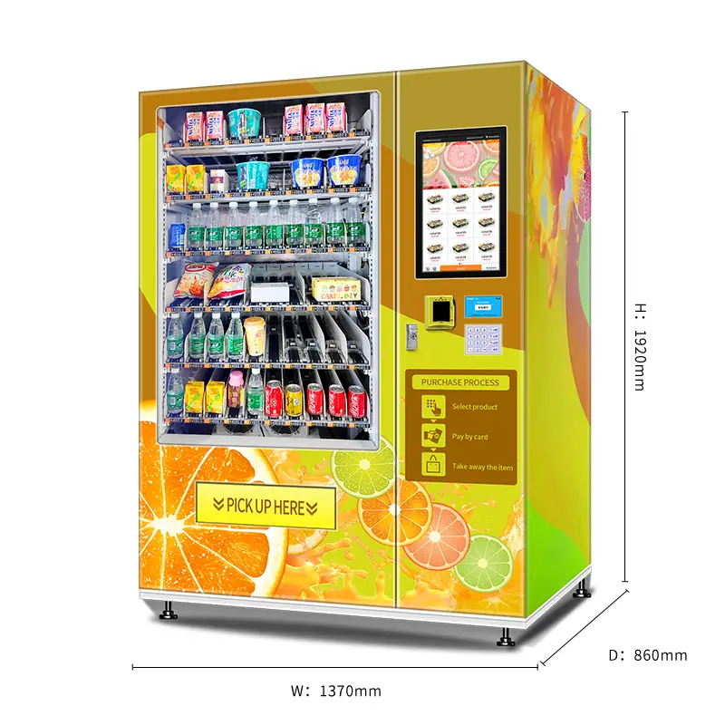 Belt Conveyor Vending Machine With Elevator 1