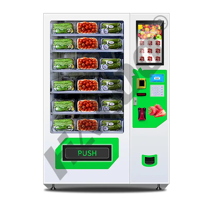 Elevator Vending Machine For Fresh Fruit Salad And Drinks 1