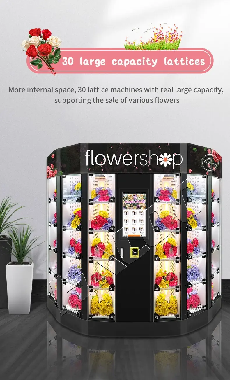 Haloo Intelligent floral vending machine wholesale for shopping mall 6