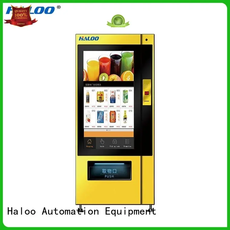 customized language soda vending machine design for merchandise Haloo 1