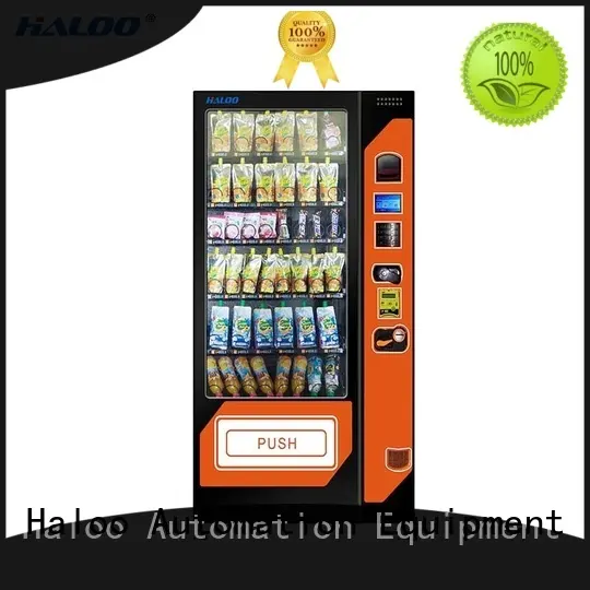spring aisle cool drink vending machine high capacity for snack Haloo 1