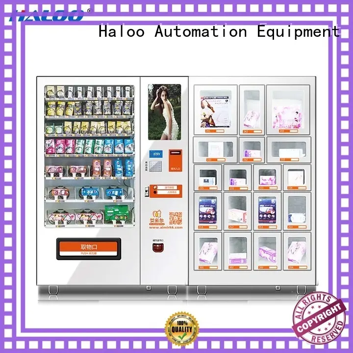 Haloo customized language condom dispenser factory direct supply for shopping mall 1