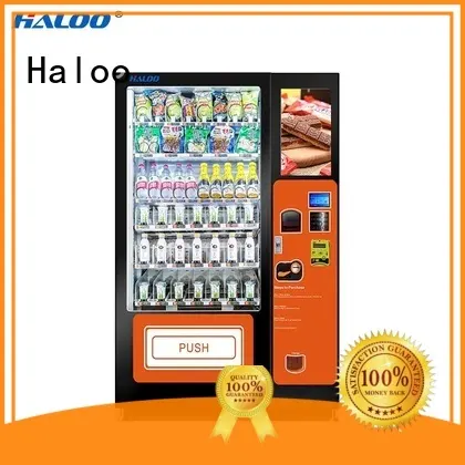 Haloo 50 windows fruit vending machine wholesale for drinks 1