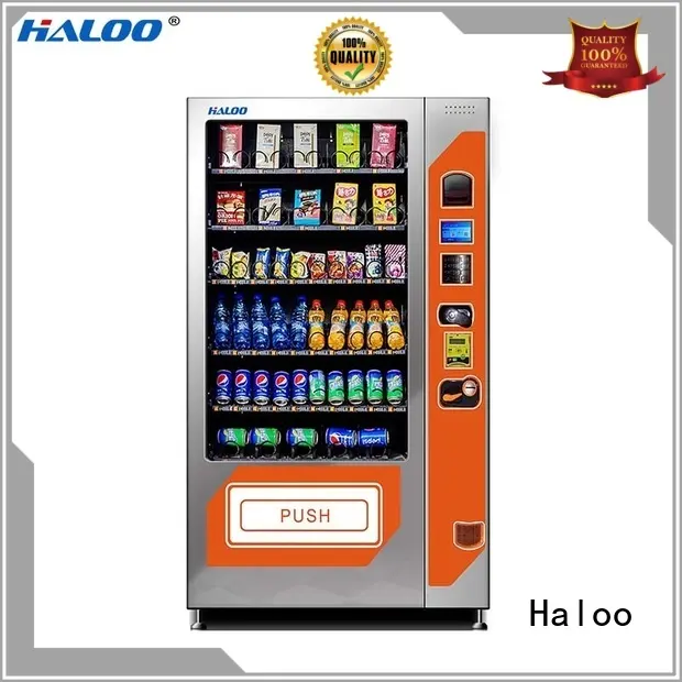 Haloo compact combo vending machines wholesale for food 1