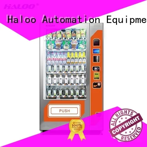 Haloo GPRS remote control canteen vending factory for drinks 1