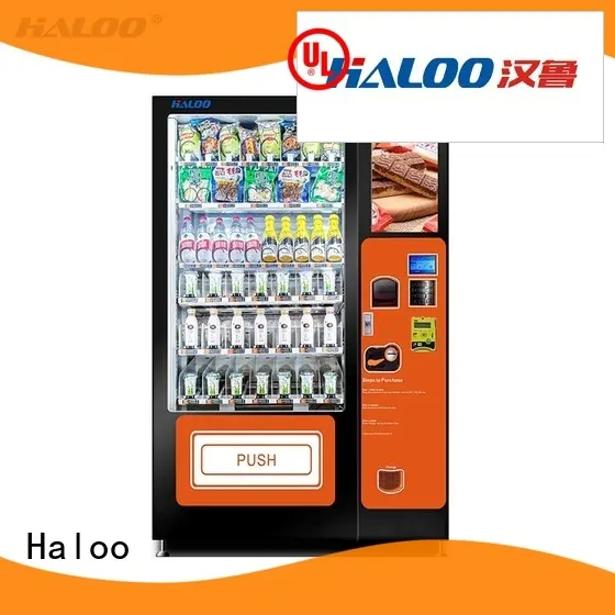Haloo GPRS remote control food vending machines for sale for fragile goods 1