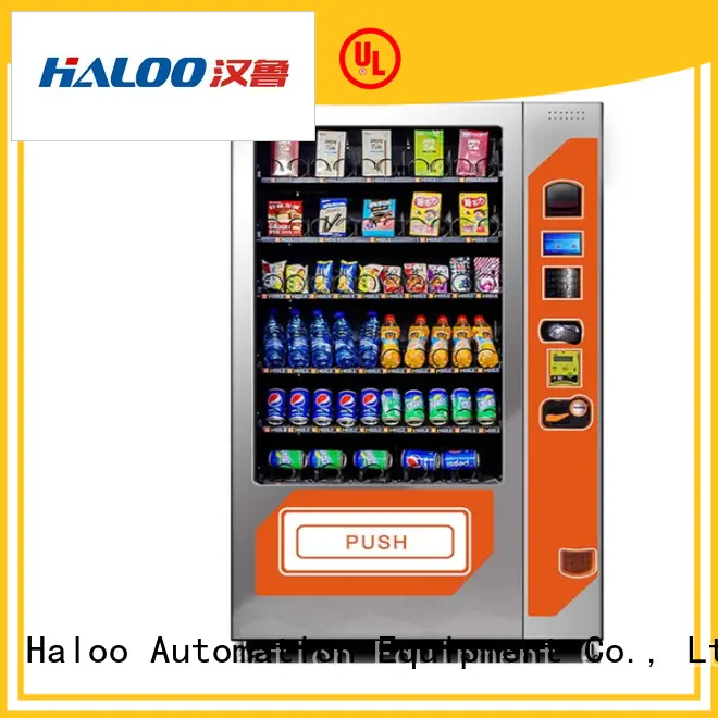 Haloo anti-theft cool drink vending machine for food 1
