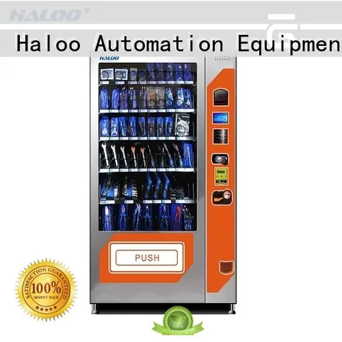 Haloo ads screen combo vending machines manufacturer for snack 1