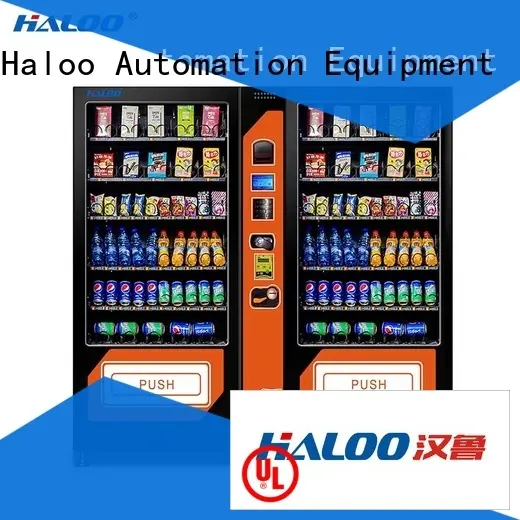 Haloo high capacity combo vending machines wholesale for food 1