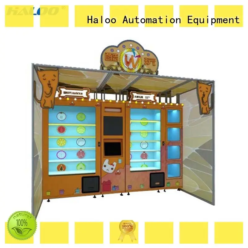 Haloo smart remote management cigarette vending machine design for garbage cycling 1