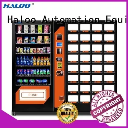 Haloo ads screen beverage vending machine customized for food 1