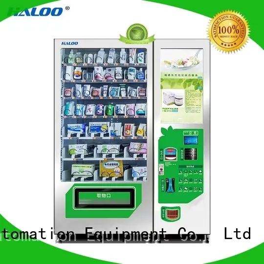 Haloo touch screen healthy vending machines factory for merchandise 1