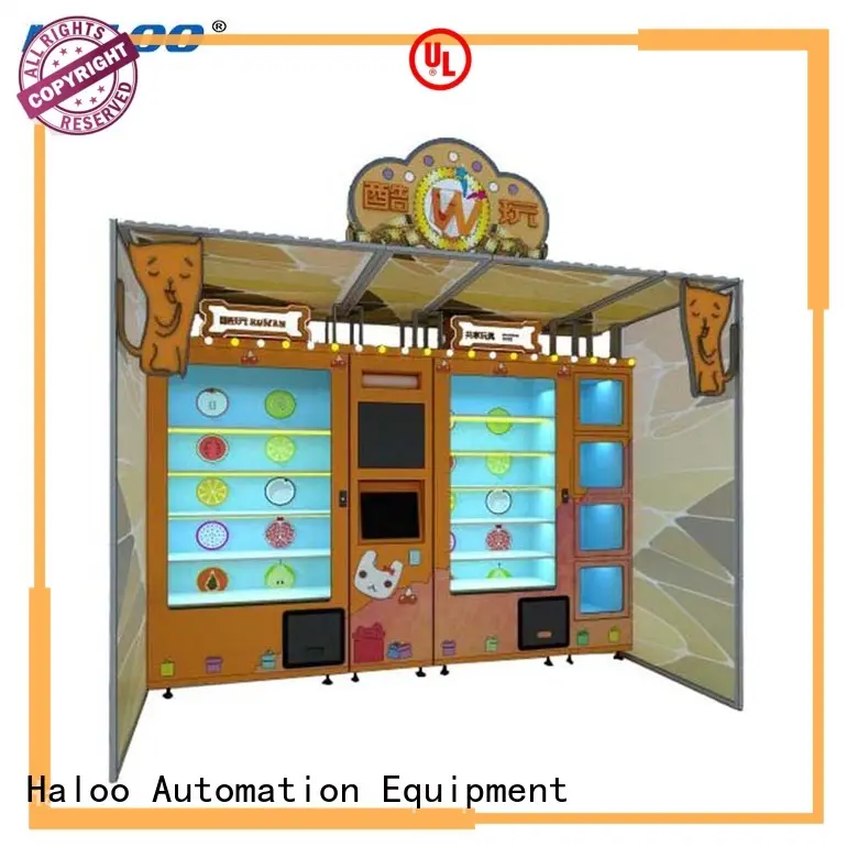 Haloo vending kiosk customized for lucky box gift 1