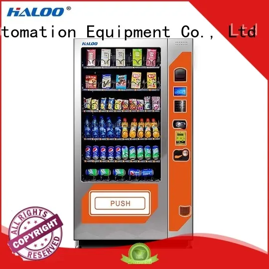 Haloo convenient combo vending machines wholesale for food1 1