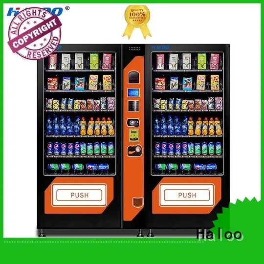 Haloo ads screen soda snack vending design for drink 1