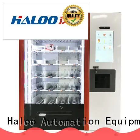 HALOO-DLE-10C+CRE-4A-006 Sex product condom automatic vending machine with 21.5inches ads touch screen3 1