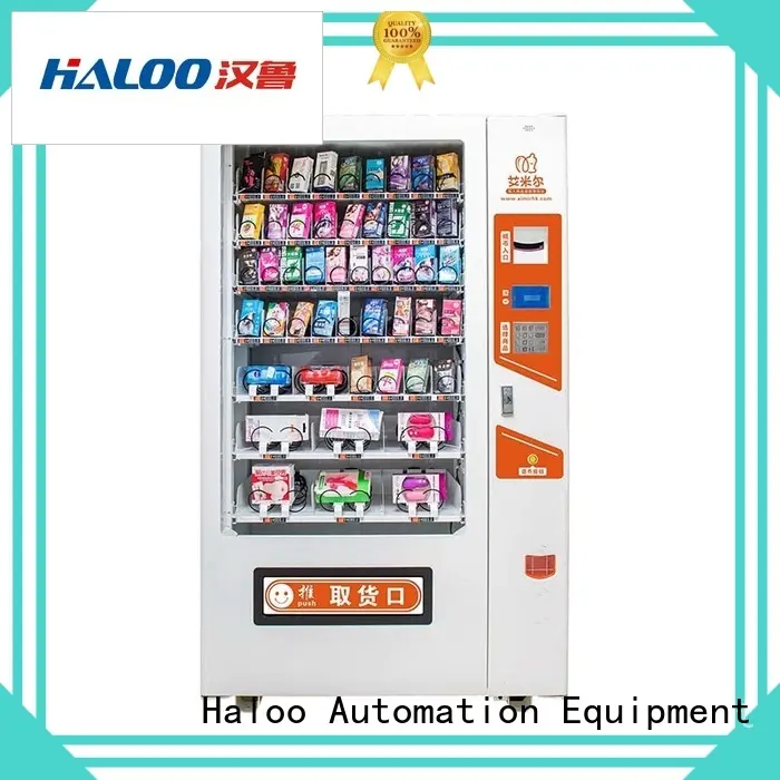 Haloo condom dispenser supplier for shopping mall 1