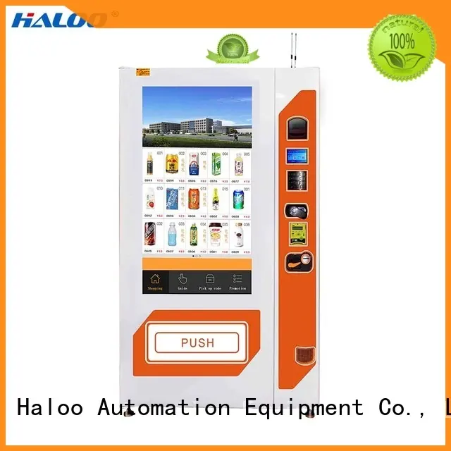 Haloo GPRS remote manage soda vending machine wholesale for shopping mall 1