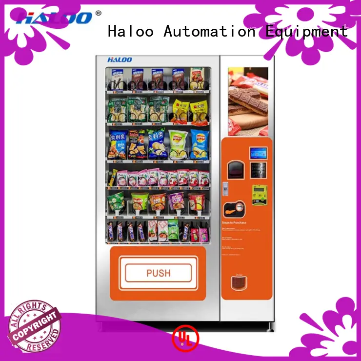 Haloo automatic coffee vending machine design for snack 1