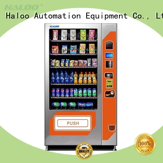 Haloo automatic beverage vending machine customized for food 1