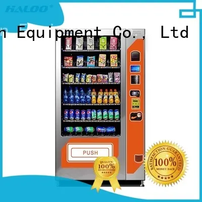 Haloo beverage vending machine customized for snack 1