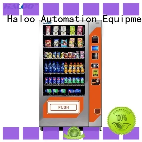Haloo beverage vending machine customized for food 1