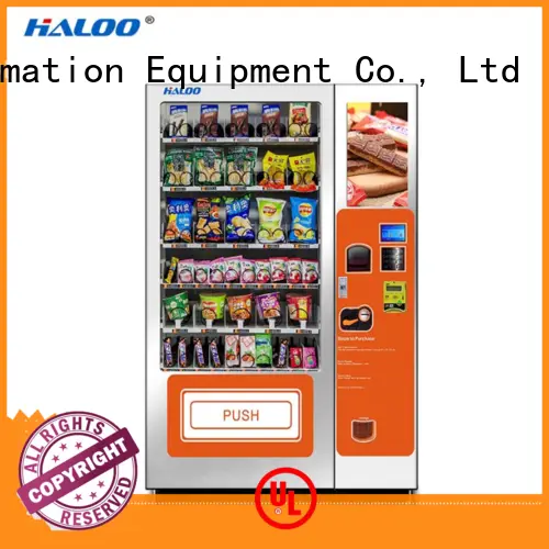 Haloo professional coffee vending machine design for snack 1