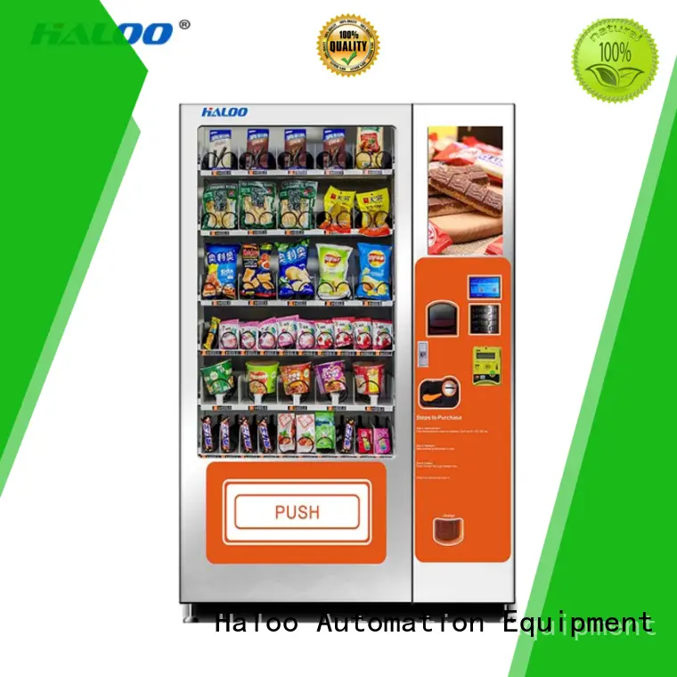 Haloo combo vending machines customized for snack 1