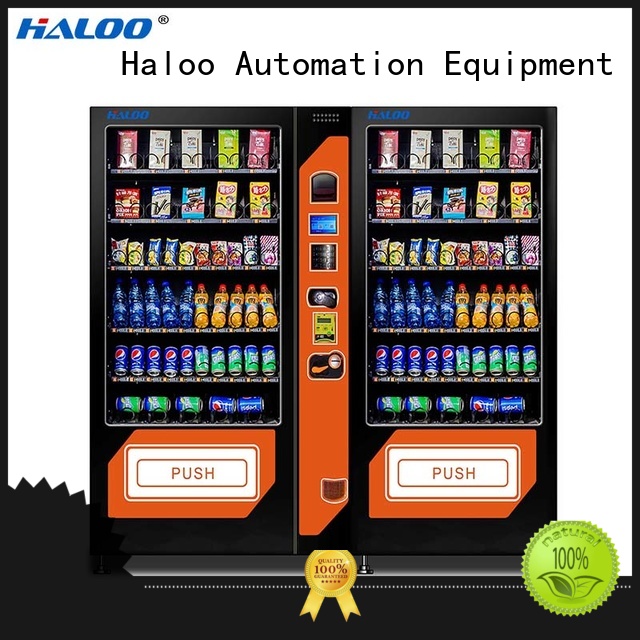Haloo professional cold drink vending machine manufacturer for food 1