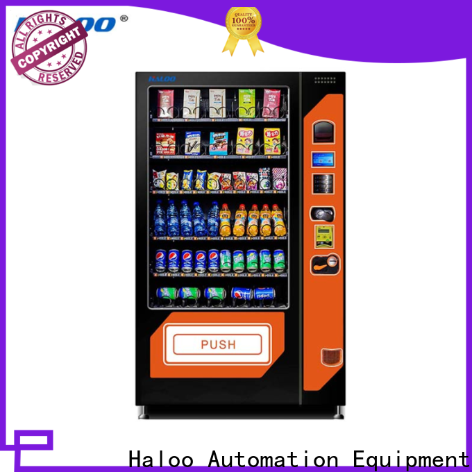 Haloo new cold drink vending machine design for snack 1