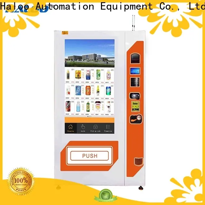 Haloo professional snack vending machine design for shopping mall 1