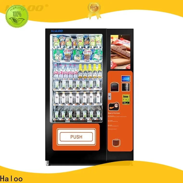 Haloo canteen vending design for fragile goods 1