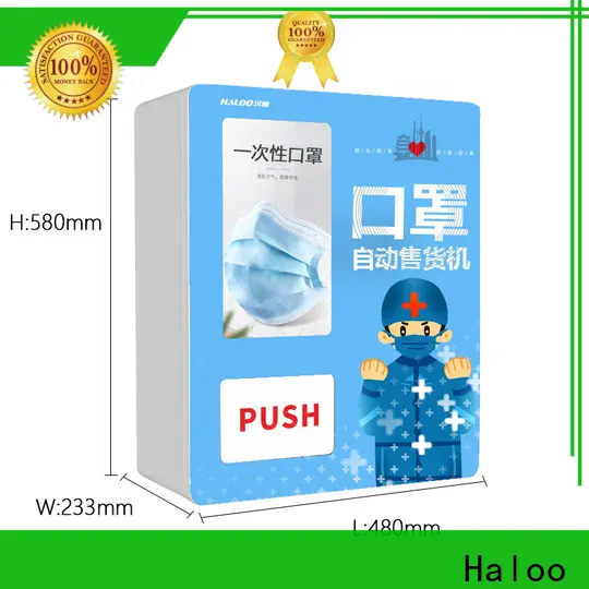 HALOO-DLE-10C+CRE-4A-006 Sex product condom automatic vending machine with 21.5inches ads touch screen10 1
