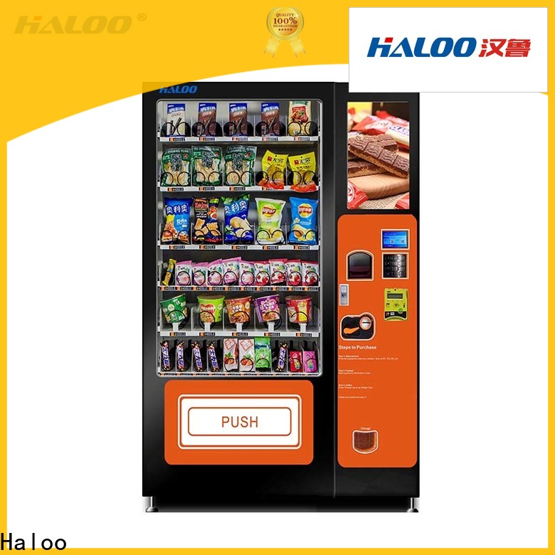 Haloo GPRS remote manage drink vending machine design for merchandise 1