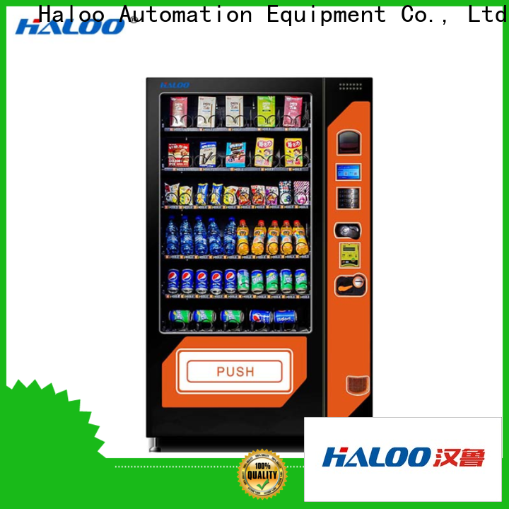 Haloo top cold drink vending machine factory direct supply for snack 1