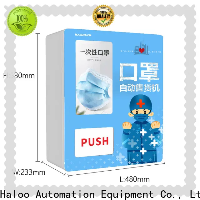 HALOO-DLE-10C+CRE-4A-006 Sex product condom automatic vending machine with 21.5inches ads touch screen14 1