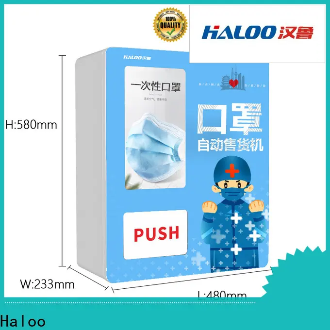 HALOO-DLE-10C+CRE-4A-006 Sex product condom automatic vending machine with 21.5inches ads touch screen15 1