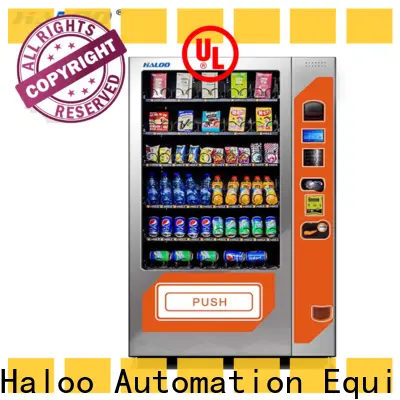Haloo top combo vending machines factory direct supply for food 1