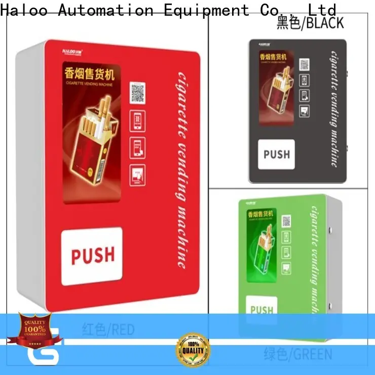 Haloo power-off protection cigarette vending machine design for garbage cycling 1