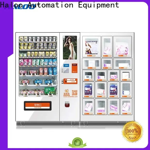 Haloo ads touch screen condom machine supplier for pleasure 1