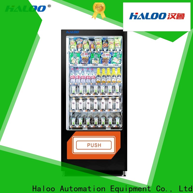 Haloo convenient coke vending machinee design for drinks 1