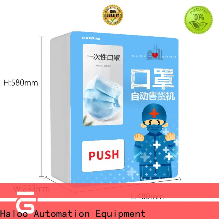 HALOO-DLE-10C+CRE-4A-006 Sex product condom automatic vending machine with 21.5inches ads touch screen18 1