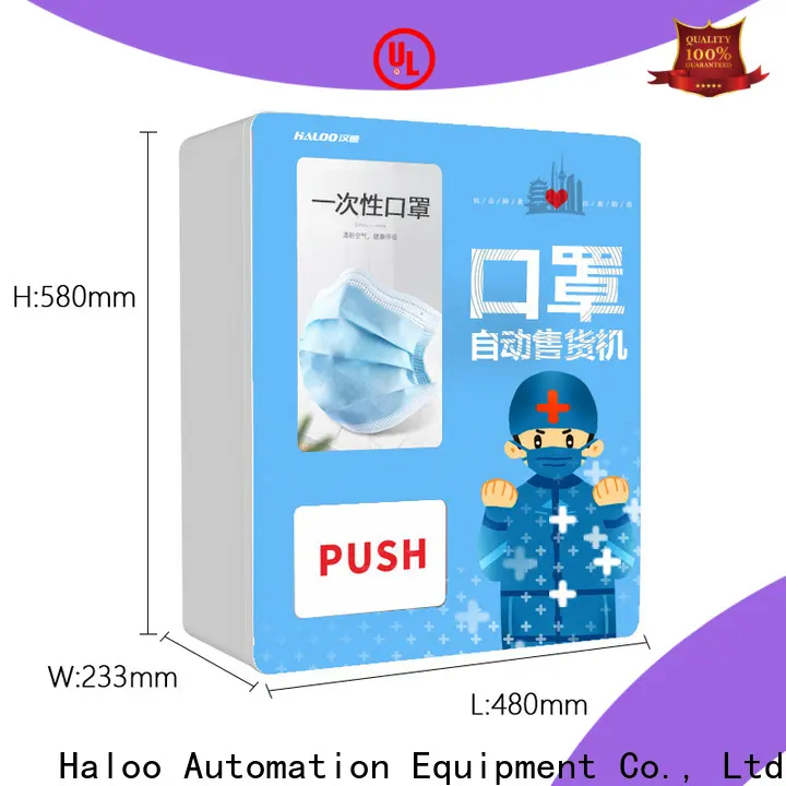 HALOO-DLE-10C+CRE-4A-006 Sex product condom automatic vending machine with 21.5inches ads touch screen20 1