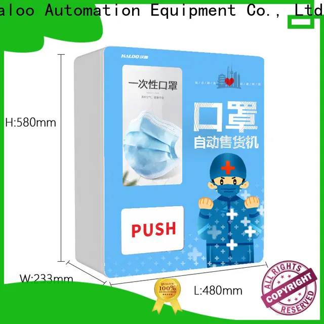 HALOO-DLE-10C+CRE-4A-006 Sex product condom automatic vending machine with 21.5inches ads touch screen21 1