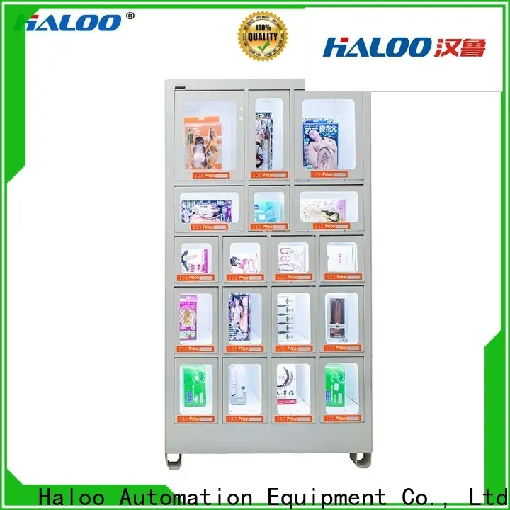 Haloo automatic coke vending machinee supplier for snack 1