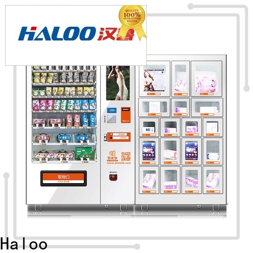 Haloo ads touch screen condom machine wholesale for adults 1