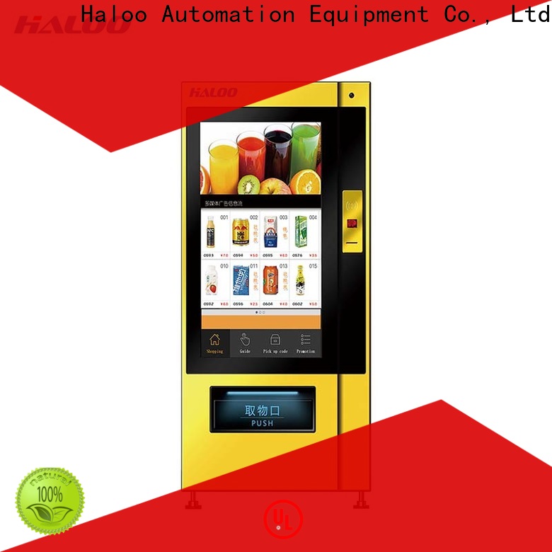 Touch Screen Snack Vending Machine Factory Haloo