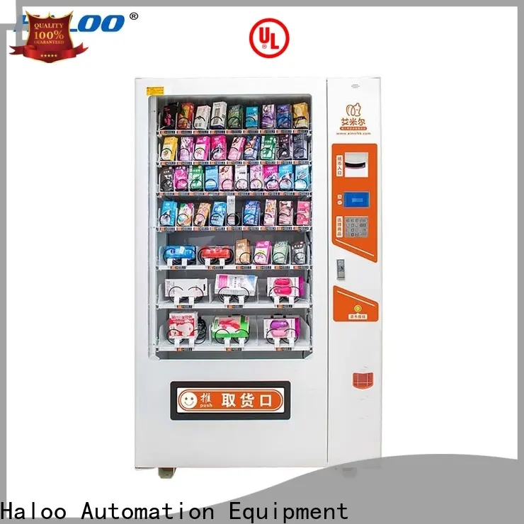 Haloo GPRS remote manage condom vending wholesale for shopping mall 1