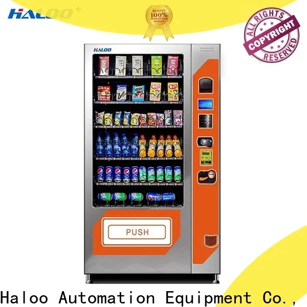 Haloo latest chocolate vending machine customized for snack 1