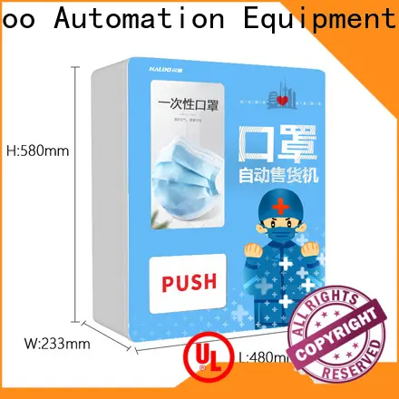 HALOO-DLE-10C+CRE-4A-006 Sex product condom automatic vending machine with 21.5inches ads touch screen24 1